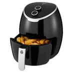 Swan 4.7 Litre Manual Air Fryer Black