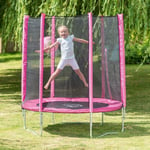 Plum 6ft Trampoline and Enclosure (Pink)