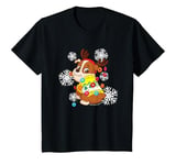 Youth PAW Patrol Christmas Rubble Dressed As Reindeer Cute T-Shirt