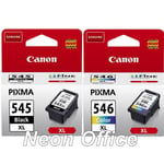 Canon PG545XL Black & CL546XL Colour Ink Cartridge For PIXMA iP2850 Printer