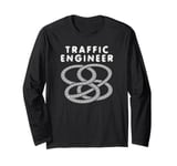 Traffic Engineer Funny Highway Interchange Long Sleeve T-Shirt