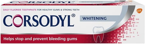 CORSODYL WHITENING Toothpaste with Fluoride 75ml