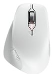 CHERRY Mouse STREAM COMFORT Wireless white Ergonomisch (Rechtshänder),