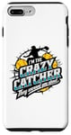 iPhone 7 Plus/8 Plus Funny Crazy Catcher Bat & Ball Player Softball Sports Lovers Case