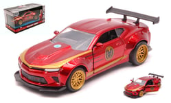 Chevy Camaro Ss 2016 Iron Man Marvel 1:32 Modèle JADA TOYS