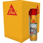 SIKA - Mousse polyuréthane expansive - Sika Boom 128 - Calfeutrer - Isoler - Caler - Int/Ext - Usage tous sens - Réutilisable - Multisupports - Expansion 27L - Blanc - Carton de 12 aérosols de 500ml