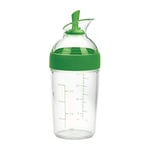 OXO Good Grips – Shaker à vinaigrette compact - Shaker pour sauce salade - Bouteille transparente - verte