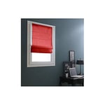 MADECOSTORE Store Bateau Easy Tamisant - Rouge - L87 x H150cm - Mécanisme autobloquant - sans perçage