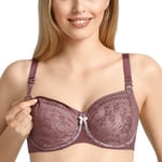 Anita BH Fleur Underwire Nursing Bra Berry/Lilac polyamid G 70 Dame