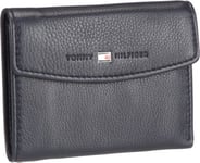 Tommy Hilfiger Portefeuille Belle Grainy à Trois Volets pour Femme, Bleu Marine