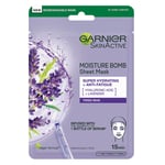 Garnier SkinActive MoistureBomb Tissue Mask Lavendel 28g