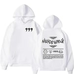 Juice Wrld Rapper Hoodies för Män och Kvinnor Street Fashion Jackor Populära Hip Hop Tröjor Vinter Överdimensionerade Långärmade Streetwear-Perfet 9 M