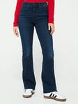 Levi's 725 High Rise Bootcut Jeans - Lots Of Love - Blue, Blue, Size 29, Inside Leg 32, Women