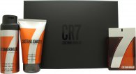 Cristiano Ronaldo CR7 Fearless Gift Set 100ml EDT + 150ml Shower Gel + 150ml Body Spray