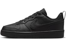 NIKE Boys Court Borough Low Recraft (Gs) Sneaker, Black, 6.5 UK