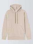 John Lewis Oversized Cotton Blend Hoodie, Grey/Beige