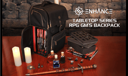 Enhance Gaming: Tabletop RPG Backpack Black