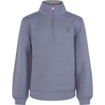 Vilje & Ve Snorre half-zip genser til barn, denim blue