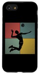 Coque pour iPhone SE (2020) / 7 / 8 Vintage-Volleyball Ballon Balle de Volley-ball Volleyball