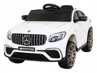 Yksipaikkainen sähköauto Mercedes Benz GLC63S, valkoinen