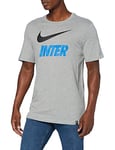 Nike Inter M NK Tee TR Ground T-Shirt Homme DK Grey Heather FR: L (Taille Fabricant: L)