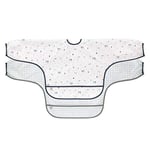 Lässig Bébé Bavoir à manches longues Set 2 pcs. à nouer Protection antichute/Long Sleeve Bib Garden Explorer Traktor