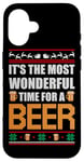 Coque pour iPhone 16 It's The Most Wonderful Time For A Beer Funny Ugly Christmas