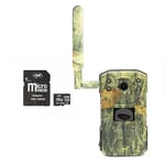 PNI Hunting 250C Caméra de Chasse avec Internet 4G LTE Duplex Carte mémoire Micro SD 128 Go avec Adaptateur SD