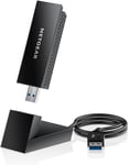 NETGEAR Nighthawk WiFi 6E USB 3.0 WiFi Adapter (A8000) - WiFi 6 Dongle For PC -