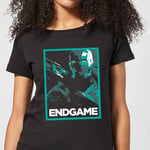 Avengers Endgame War Machine Poster Women's T-Shirt - Black - M - Noir