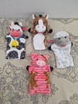 Melissa & Doug Farm Hands Animal Puppets, Puppets and Theaters, Soft Toy, 2+ yea