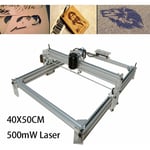 Cnc laser machine de gravure bricolage fraisage machine de gravure machine de gravure 500mW 40 x 50CM bureau laser coupe Cutter pour bois plastique