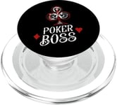 Poker Cards Vintage Poker Boss PopSockets PopGrip for MagSafe