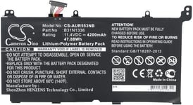 Kompatibelt med Asus VivoBook K551LB-XX252D, 11.4V, 4200 mAh