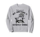 Undiagnosed But Something Is Definitely Wrong Funny Raccoon Sweatshirt