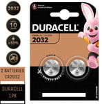 2x Duracell CR2032 3V Lithium Coin Cell Battery 2032 button DL2032 SB-T15 NEW