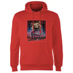 Guardians of the Galaxy Glowing Rocket Raccoon Hoodie - Red - S