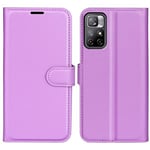 Xiaomi Poco M4 Pro 5G Pu Wallet Case [Purple]