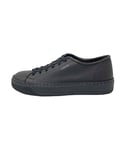 Lanvin FM-SKBLTT-VGRO-A18 Mens Trainers - Black Leather - Size UK 10