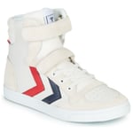 hummel Höga sneakers SLIMMER STADIL LEATHER HIGH JR Vit barn