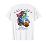 Krishna Janmashtami Indian Om Shanti Peace Aum ART ON BACK T-Shirt