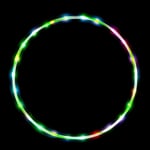 Färgskiftande Hula Hoops, Flera Light Up Hula Hoops