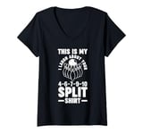 Womens this is my strike shirt bowls ball V-Neck T-Shirt