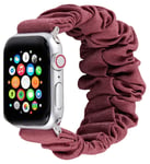 Anmiki Satin Scrunchie Apple Watch armbånd, 42, 44, 45, 46, 49 mm