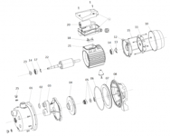 E.M.S Reservdelar Maxi Jet MPI100 (typ av reservdel: 21. Stator)