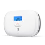 X-Sense Carbon Monoxide Detector, Replaceable Battery Powered CO Alarm with Digital Display, Portable Carbon Monoxide Alarm for Home with CO Peak Value Memory, XC0C-SR