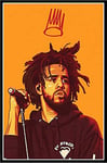 MZCYL Canvas Painting Kendrick Lamar Tupac J Cole Travis Scoot Rapper Stars Poster Prints Wall Art Pictures Home Decor UR304 Frameless 40cmx60cm