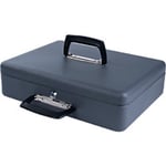 Pavo Money Manager Cash Box Key lock 368 x 280 x 115 mm Dark Grey