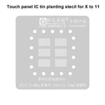 Cailloux De Puce Ic À Écran Tactile Pour Iphone,Panneau Lcd,Iphone 14,11,12,13 Pro,X,Xs Max,18 Positions De Plantation,Maille En Acier,Outil De Réparation De Téléphone - Type Plant Stencil 12pm