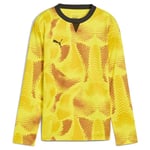 PUMA Keeperdrakt Teamtarget - Fluro Yellow/sort Barn L/e, størrelse M/152 cm